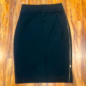 Express size 2 women’s pencil skirt with side zipper detail